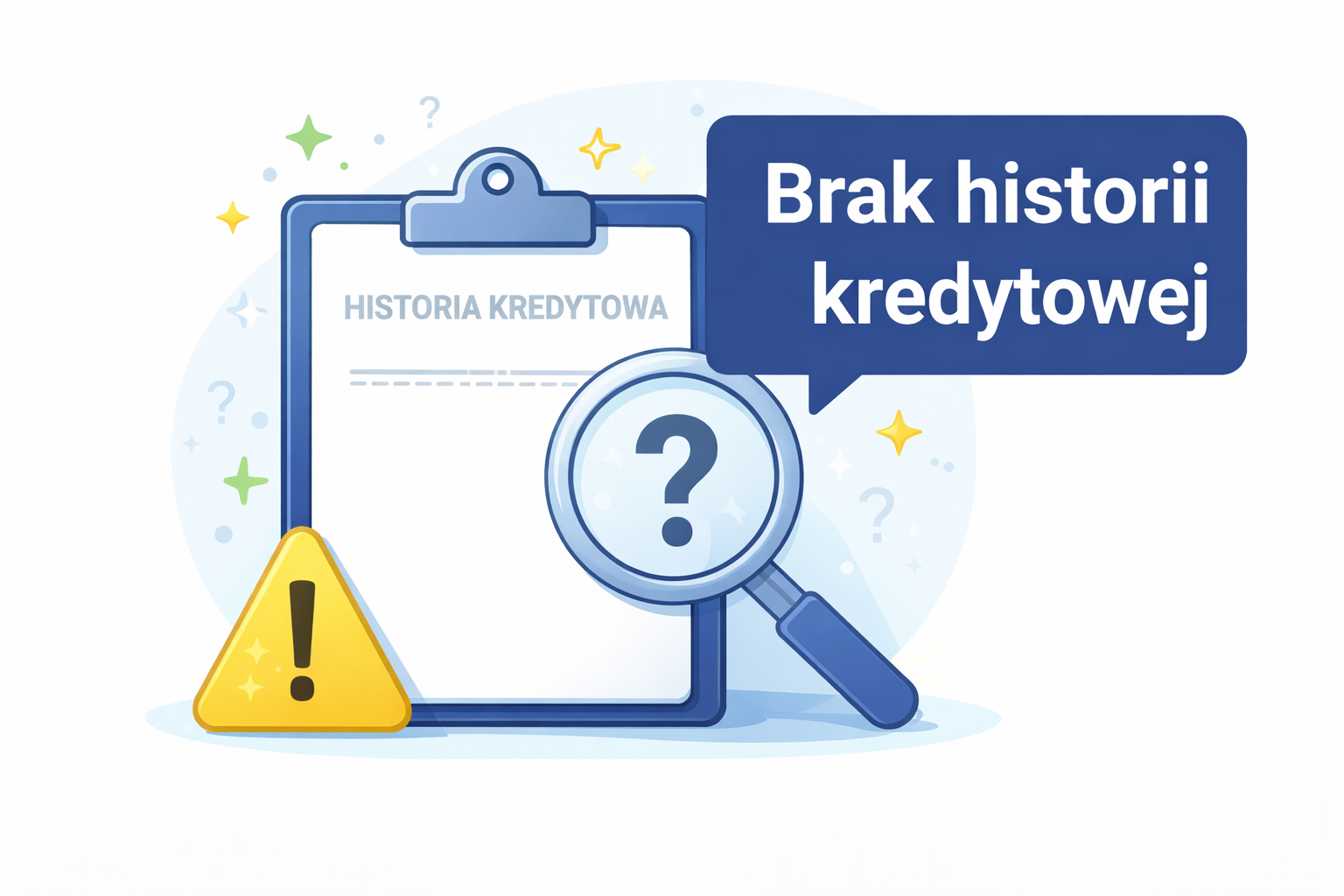 Czy brak historii kredytowej przeszkadza w dostaniu kredytu?