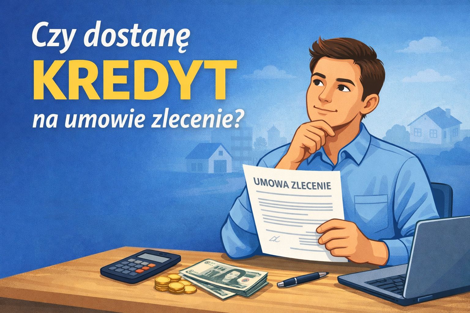 Czy dostanę kredyt na umowie zlecenie?