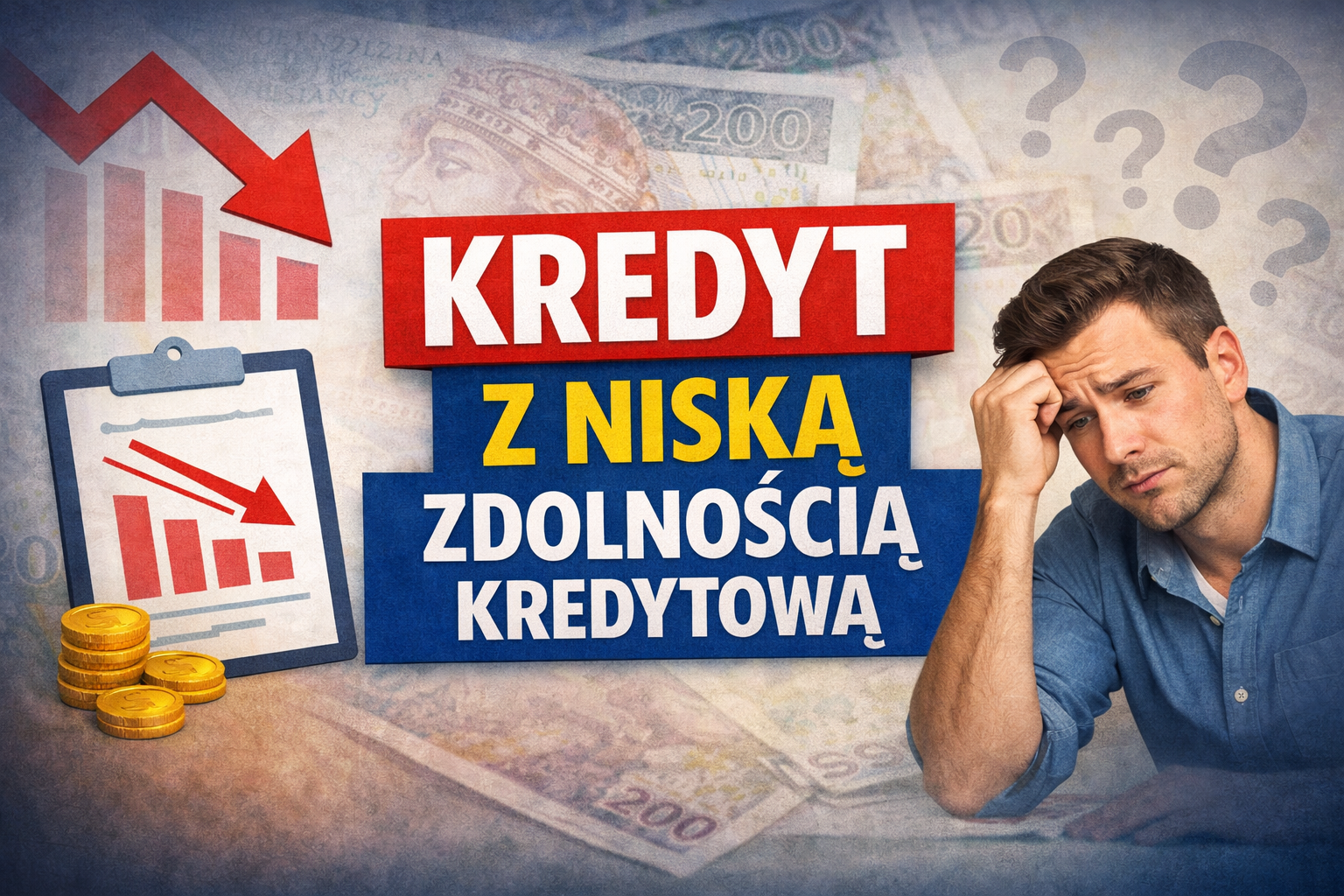 Czy dostanę kredyt z niską zdolnością kredytową?