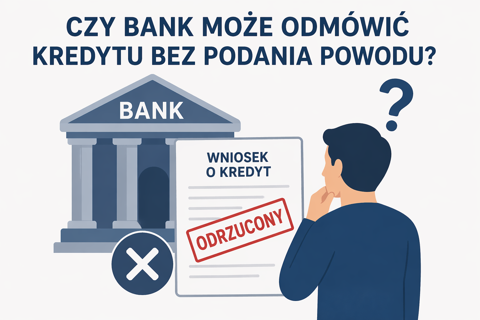 Czy bank może odmówić kredytu bez podania powodu?