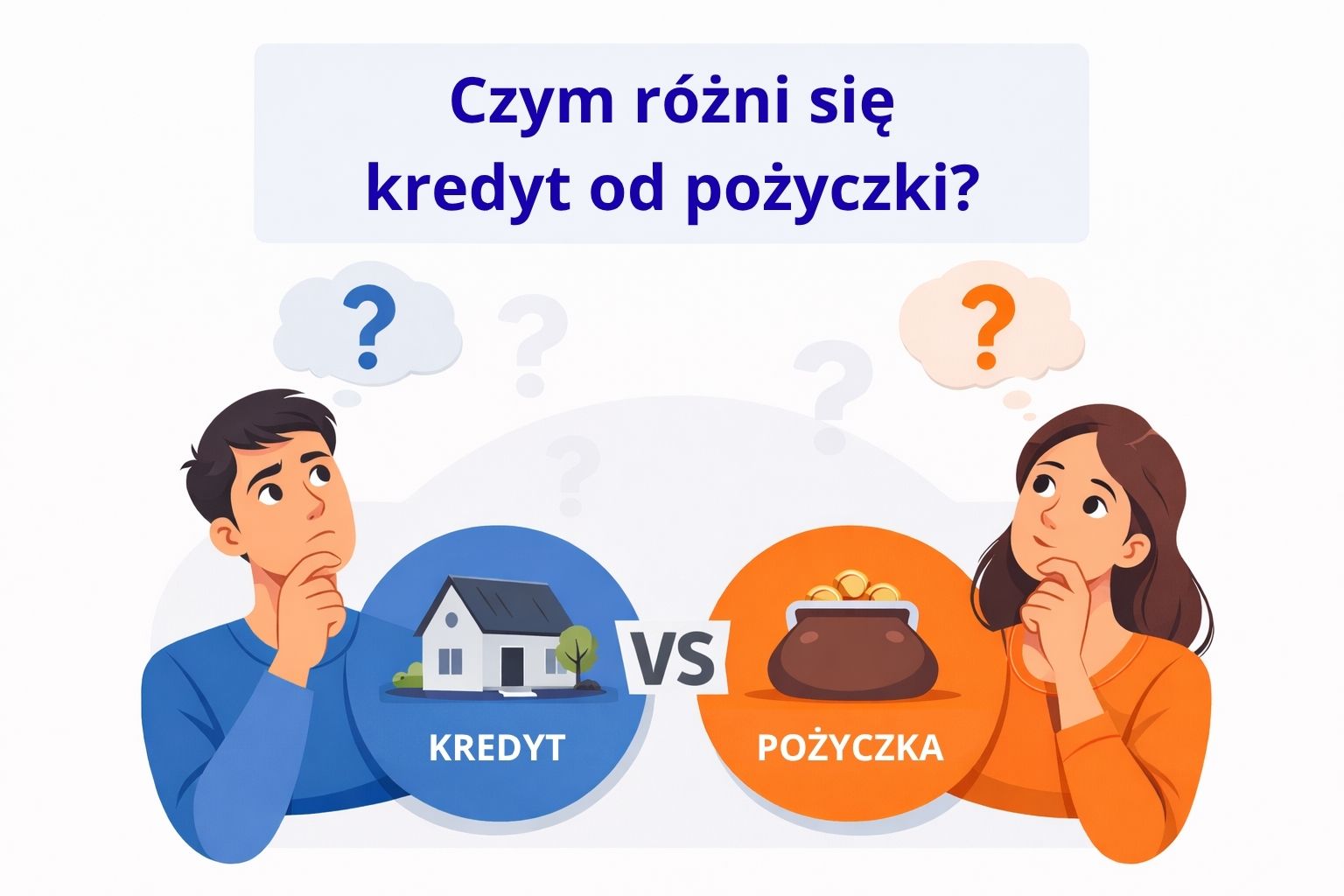Czym różni się kredyt od pożyczki?