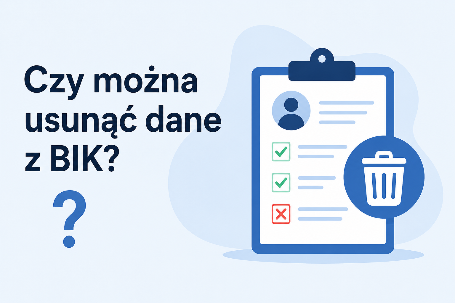 Czy można usunąć dane z BIK?