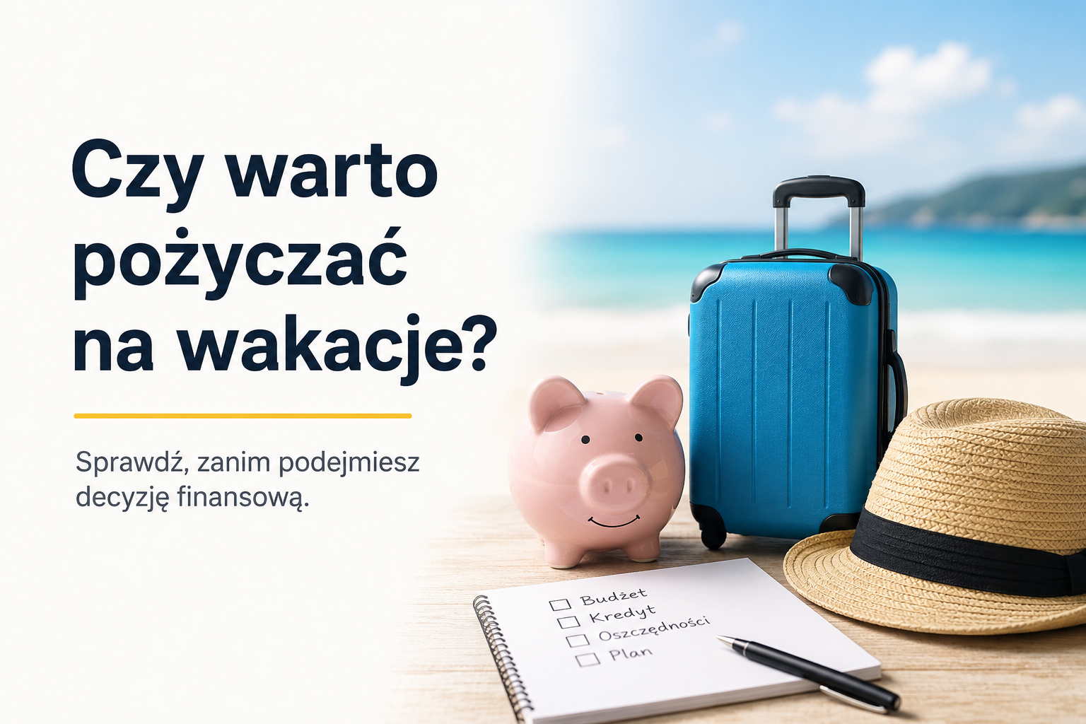 Czy warto pożyczać na wakacje?