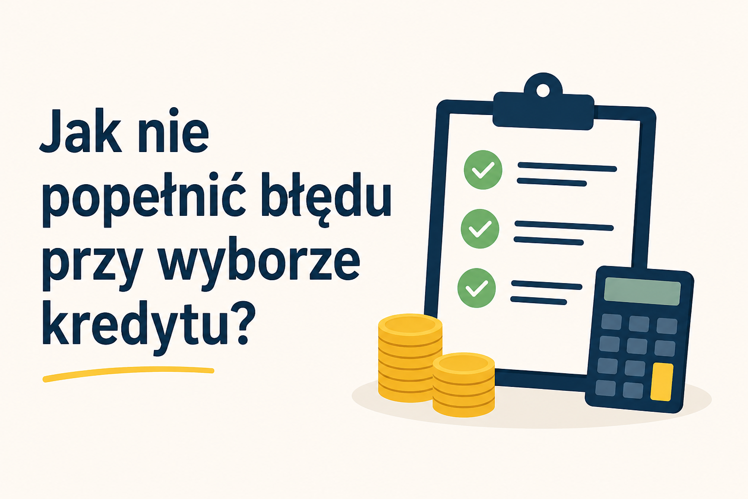 Jak nie popełnić błędu przy wyborze kredytu?
