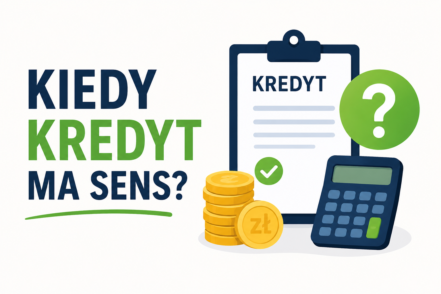 Kiedy kredyt ma sens?