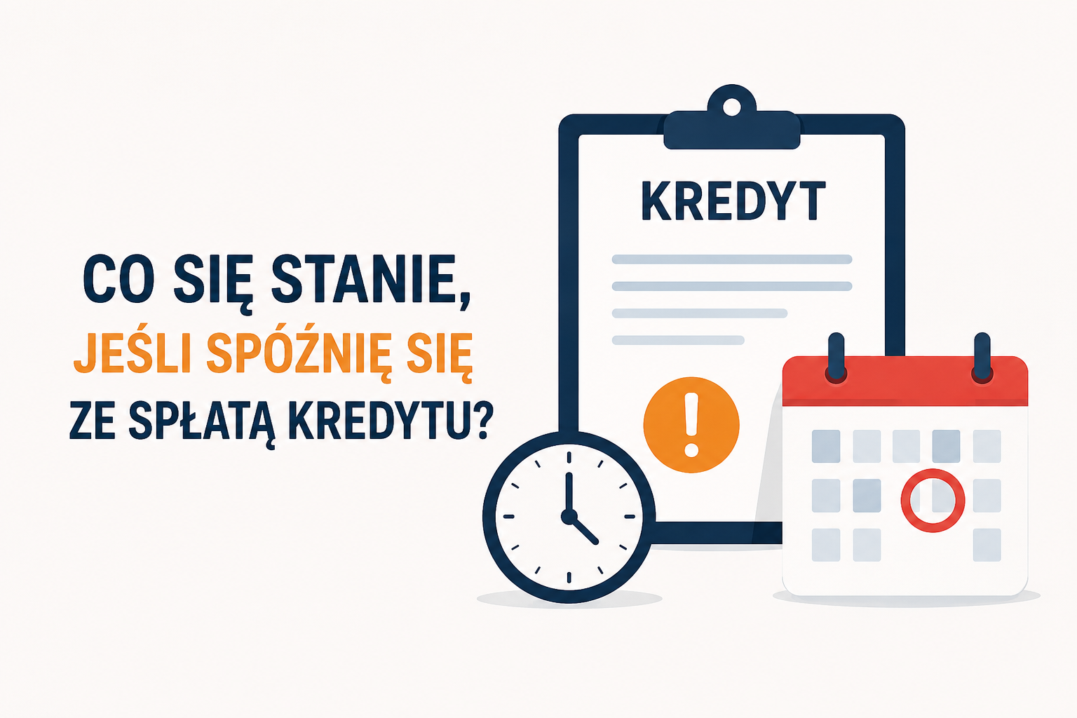 Co się stanie, jeśli spóźnię się ze spłatą kredytu?